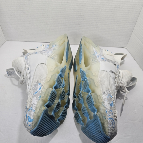 AABBO Blade Trainers Mens Sz 11.5 EU 46 White Blue Athletic Shoes Read Details - Picture 8 of 11